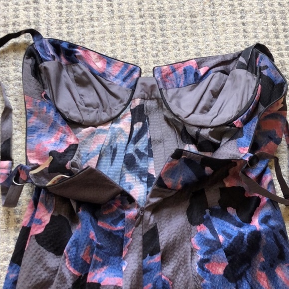 NWOT Rebecca Taylor Silk Bustier Dress - Picture 7 of 12